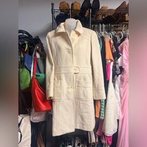 Elegant Cream Trench Coat for Women